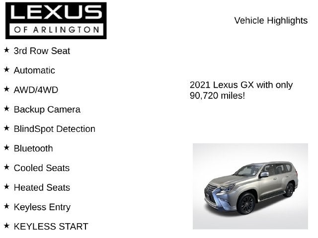 2021 Lexus GX GX 460 Premium