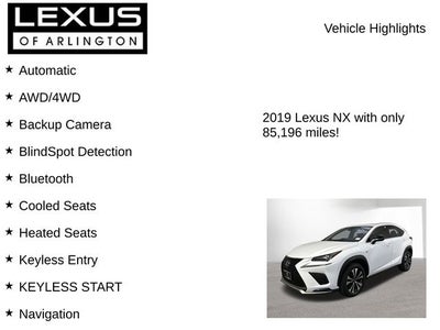 2019 Lexus NX 300 F Sport
