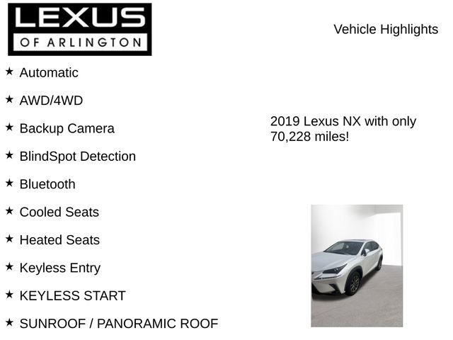 2019 Lexus NX 300 Base