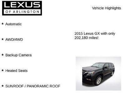 2015 Lexus GX 4WD 4dr