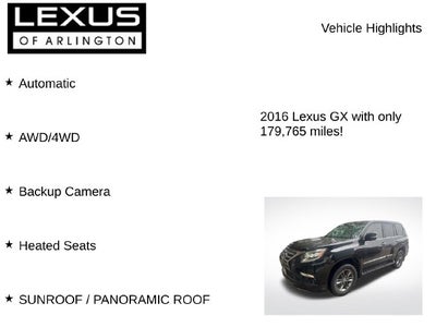 2016 Lexus GX 4WD 4dr