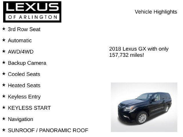 2018 Lexus GX GX 460