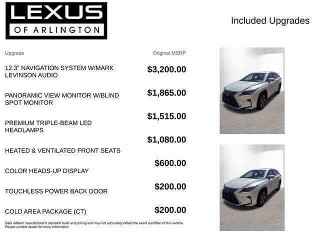 2018 Lexus RX 450hL Luxury