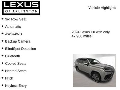 2024 Lexus LX 600 Luxury