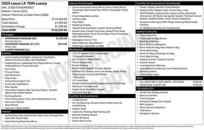 2025 Lexus LX 700h Luxury