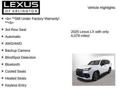 2025 Lexus LX 700h LUXURY