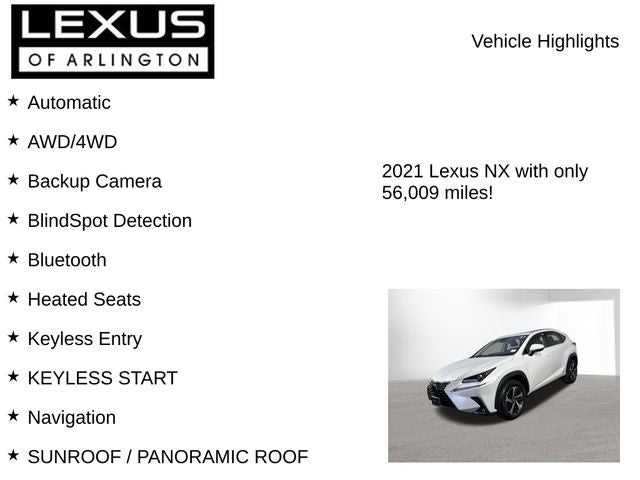 2021 Lexus NX 300h