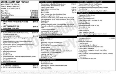 2023 Lexus NX NX 350h Premium