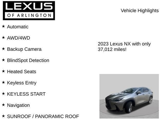 2023 Lexus NX NX 350h Premium