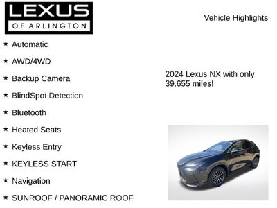 2024 Lexus NX NX 350h Premium