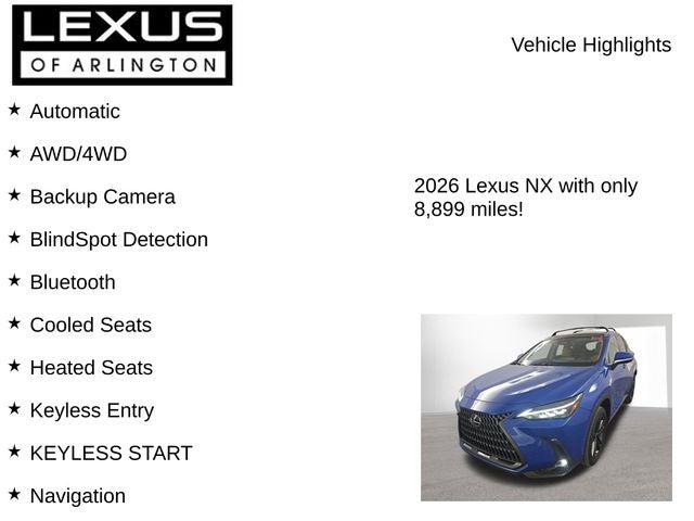 2026 Lexus NX 450h+ NX 450h+ Luxury