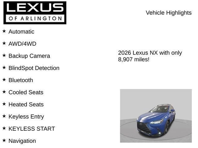 2026 Lexus NX NX 450h+ Luxury