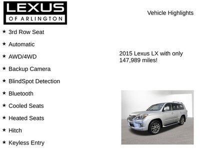 2015 Lexus LX 570 4WD 4dr