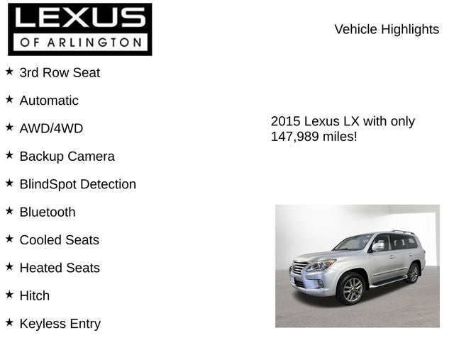 2015 Lexus LX 570 4WD 4dr