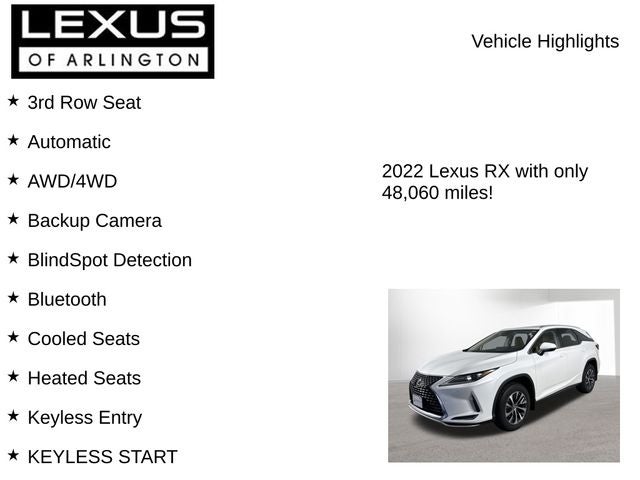 2022 Lexus RX 350L