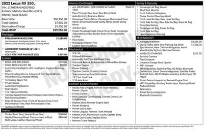 2022 Lexus RX 350L RX 350L