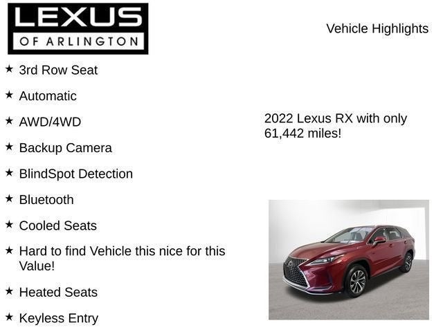 2022 Lexus RX 350L RX 350L