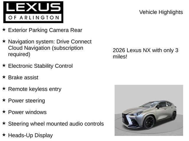 2026 Lexus NX NX 350 F SPORT Handling
