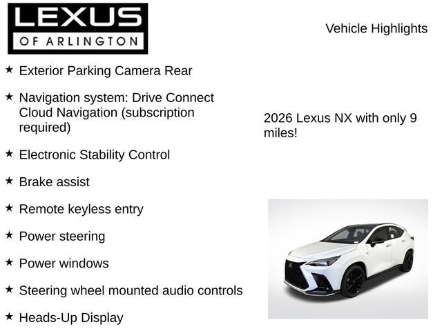 2026 Lexus NX NX 350 F SPORT Handling