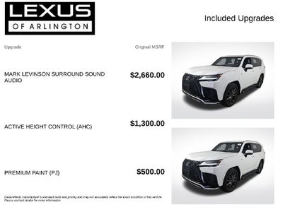 2024 Lexus LX LX 600 F SPORT