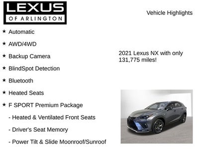 2021 Lexus NX 300 F Sport