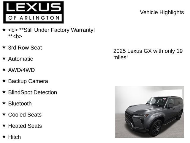 2025 Lexus GX 550 Premium+