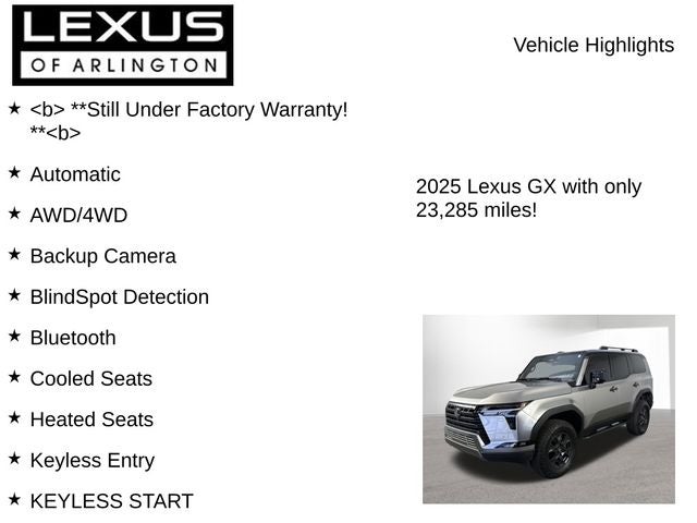 2025 Lexus GX 550 Overtrail+