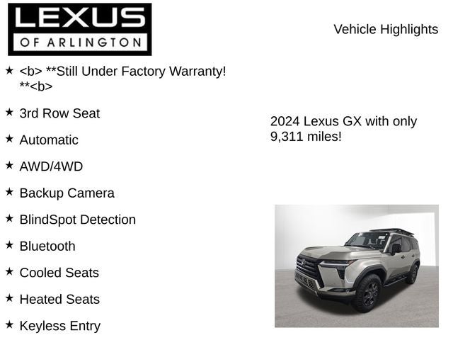 2024 Lexus GX 550 GX 550 Overtrail