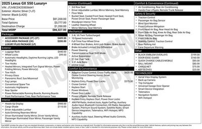 2025 Lexus GX LUXURY PLUS