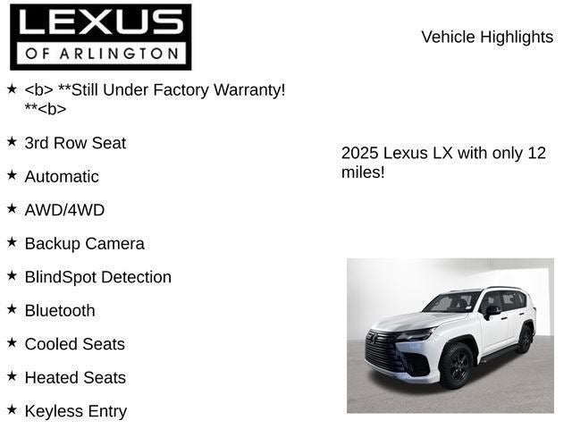 2025 Lexus LX OVERTRAIL