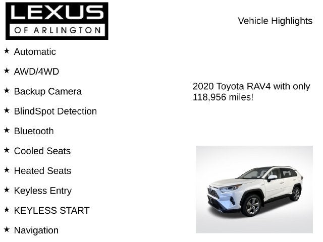 2020 Toyota RAV4 Hybrid Base