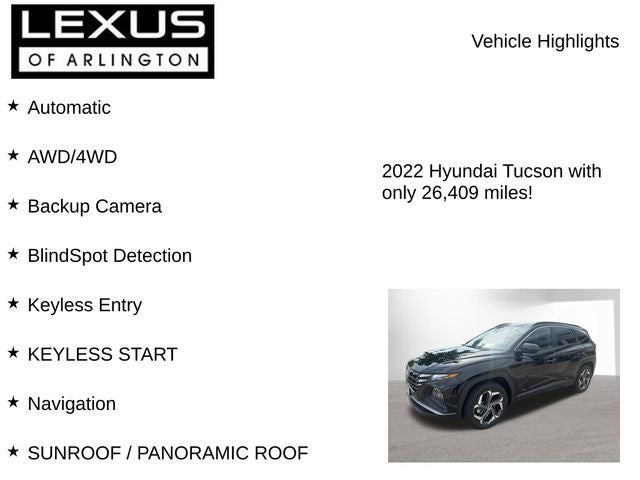 2022 Hyundai Tucson Hybrid SEL Convenience