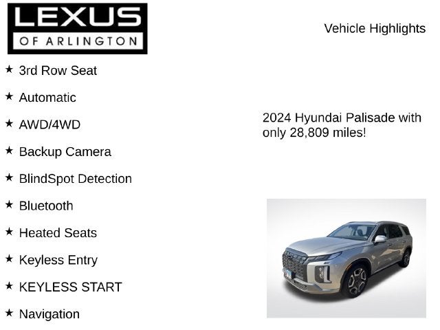 2024 Hyundai Palisade SEL 7P