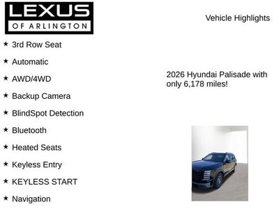 2026 Hyundai Palisade Hybrid SEL 7P