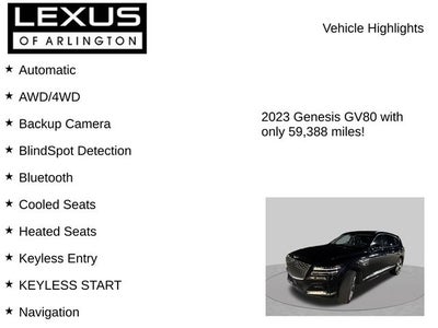2023 Genesis GV80 2.5T AWD