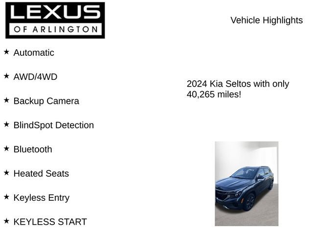 2024 Kia Seltos S