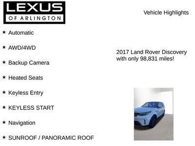 2017 Land Rover Discovery HSE