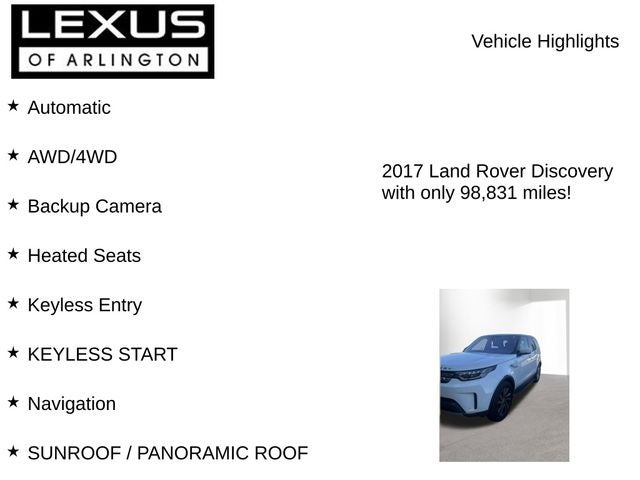 2017 Land Rover Discovery HSE