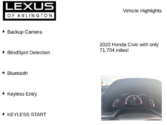 2020 Honda Civic Sport