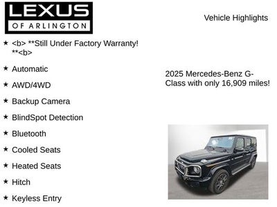 2025 Mercedes-Benz G-Class G 550 4MATIC®