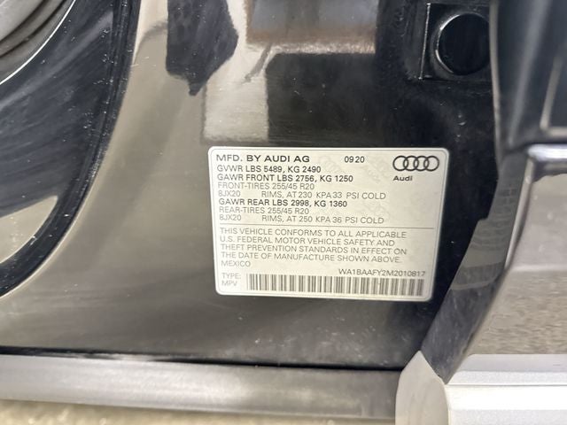 2021 Audi Q5 45 Premium Plus quattro