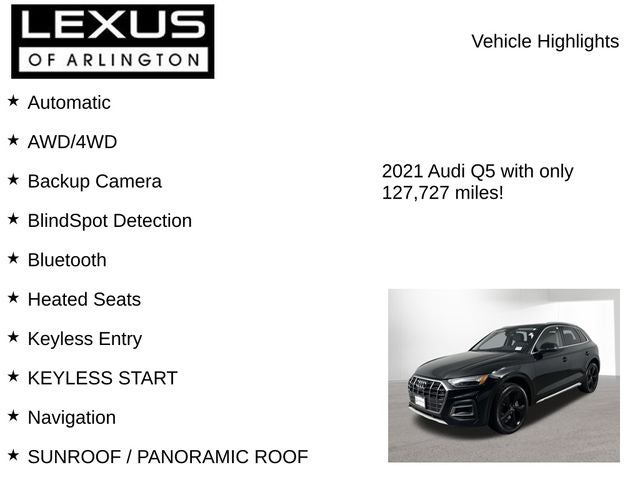 2021 Audi Q5 45 Premium Plus quattro