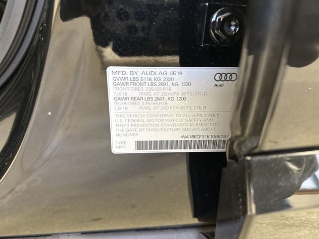 2019 Audi Q3 2.0T Premium Plus quattro