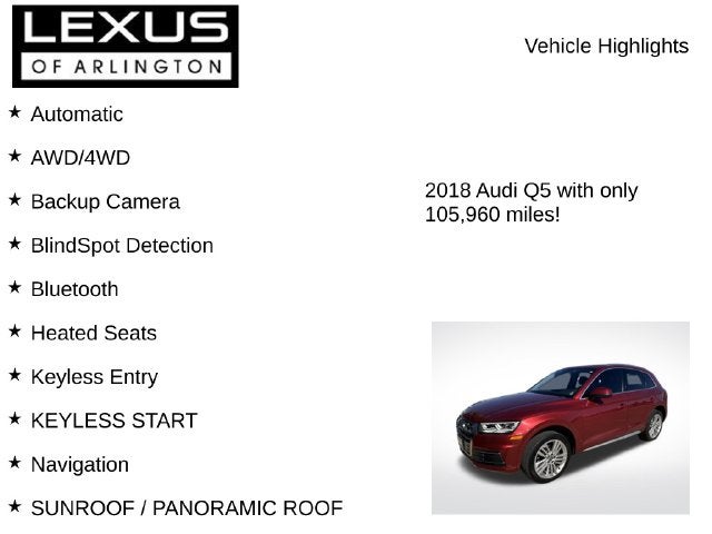 2018 Audi Q5 Premium Plus