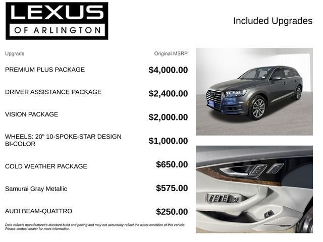 2018 Audi Q7 3.0T Premium Plus quattro