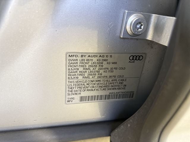 2017 Audi Q7 3.0T Premium Plus quattro