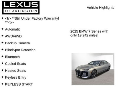 2025 BMW 7 Series 740i xDrive