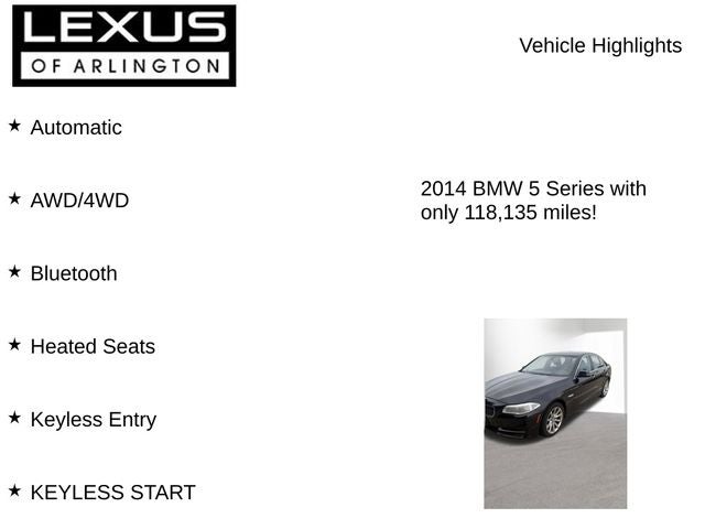 2014 BMW 5 Series 535i xDrive