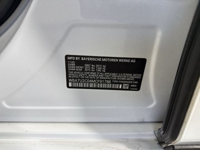 2021 BMW 7 Series 750i xDrive