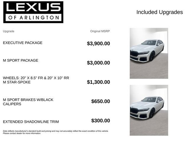 2021 BMW 7 Series 750i xDrive